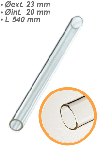 Voir dtails>  Tube Quartz Aquapro pour lampe UV-20 Watts (emballage Box)