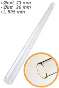 Voir dtails>  Tube Quartz Aquapro pour lampe UV-40 Watts (emballage Box)