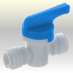 Voir dtails>  Vanne manuelle de coupure d'eau - Tubing 1/4''