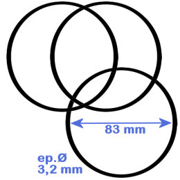 Sachet 3 Joints Toriques porte-filtre Osmoseur