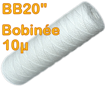 Cartouche  Sdiments Bobine 10 microns - Big Blue 20''