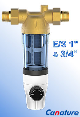 Voir> Filtre autonettoyant CANATURE CPF-3E 40 microns - 3 m3/h