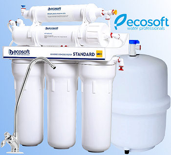 Osmoseur ECOSOFT STANDARD Shut-Off -5 niveaux-190 L/j (50GPD)
