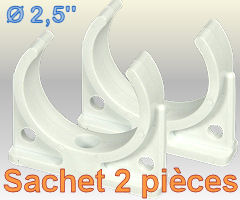 Sachet 2 CLIPS-2,5'' pour cartouche ligne