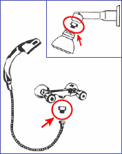 Réducteur de débit pour douche 10L/mn