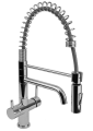 DYNAVIVE - Robinet 3 voies GLIANO-SP305 Chrome avec Douchette lave vaisselle
