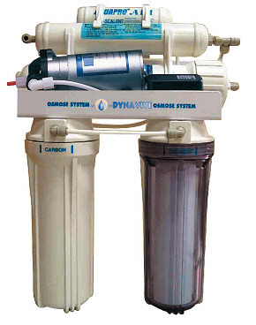 DYNAVIVE - Osmoseur Aquapro RO4000-PBAT 4 niveaux à pompe BOOSTER avec option anti-calcaire