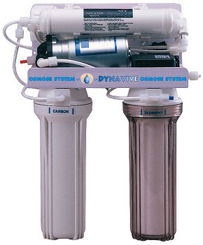 DYNAVIVE - Osmoseur Aquapro RO4000-PB 4 niveaux avec pompe électrique BOOSTER
