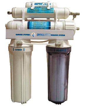 DYNAVIVE - Osmoseur Aquapro RO-4000SHAT 4 niveaux SHUT-OFF (sans pompe) avec option Anti-Calcaire