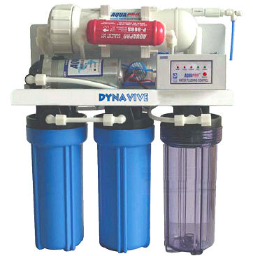 DYNAVIVE - Osmoseur Aquapro 6 niveaux MBAS-700 débit direct et Rinçage membrane automatique - 700 GPD