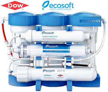 DYNAVIVE - Osmoseur Ecosoft PURE-Aquacalcium 6 niveaux - 75 GPD sans pompe booster externe