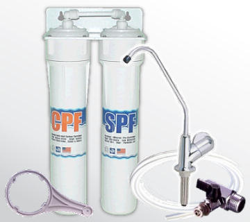 DYNAVIVE - Purificateur modulaire sous &eacute;vier 2 niveaux - R&eacute;f.PR-AP2UX