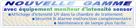 DYNAVIVE - Nouvelle gamme de stérilisateurs UV avec gestion d'intensité SENSOR