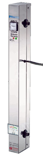 DYNAVIVE - Stérilisateur UV 40 Watts (12GPM) avec Capteur SENSOR - Vertical dans coffret Inox