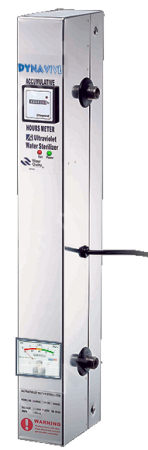 DYNAVIVE - Stérilisateur UV Aquapro® 20 Watts (6GPM) avec capteur SENSOR - Sous coffret vertical